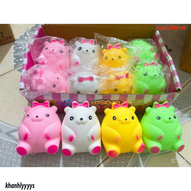 [Hiếm] Đồ chơi Squishy Gấu UFO Chính Hãng Ibloom