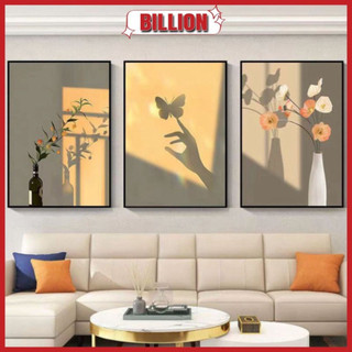 Set 3 Bức Tranh Canvas Phong Cách Hiện Đại Bắc Âu Dùng Trang Trí Phòng Khách, Phòng Ngủ, Spa, Quán Xá .