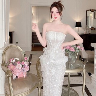 Đầm cup thêu hoa xinh xắn nhà KT CLOTHING