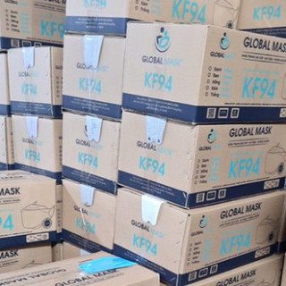 Thùng Khẩu Trang Global Mask - KF94 - 4D ôm sát mặt (300c)