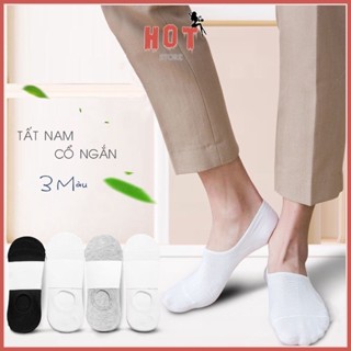 Tất lười nam nữ chất liệu vải cotton co giãn 4 chiều, vớ cổ ngắn dễ phối đồ - Hot Store