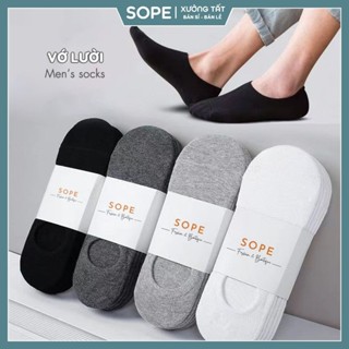  Tất vớ cổ ngắn lười nam công sở chất liệu vải chống hôi chân - Sope Shop 