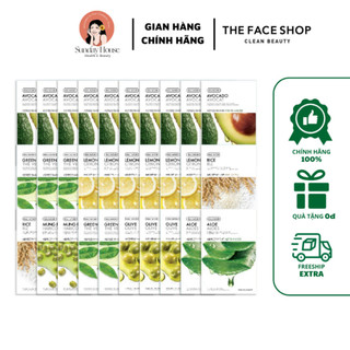 Mặt Nạ Dưỡng Ẩm Da Hàng Ngày THE FACE SHOP Real Nature Face Mask 20g