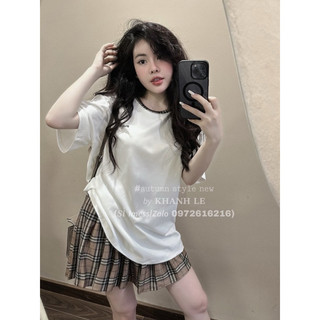 SÉT ÁO PULL l MIX CV XẾP LI KẺ BBR NEW