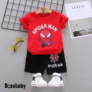 ơ Gía sỉ) (Gía sỉ) SÉT 3 Độ bồ trẻ bé trai siêu nhân nhện Vải cotton co giãn 4 chiều thấm hút mồ hôi cho bé từ 6-26kg.