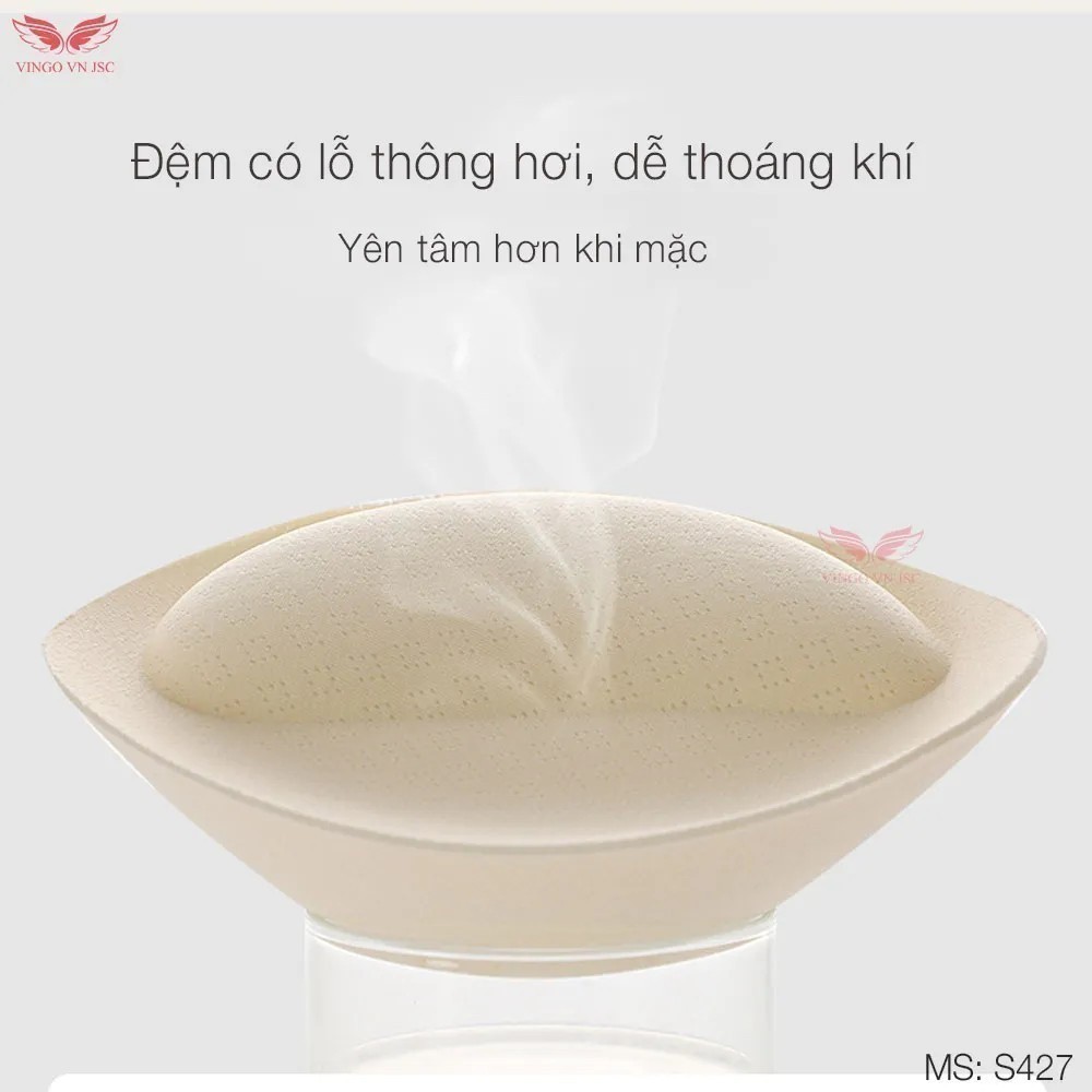 Áo Lót Su Lưng Chữ U Mút Mỏng Không Gọng VINGO Mặc Áo Váy Hở Lưng và Sát Nách Mùa Hè S427 VNGO