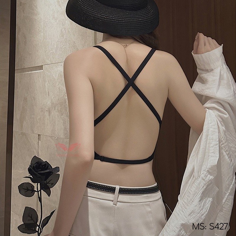 Áo Lót Su Lưng Chữ U Mút Mỏng Không Gọng VINGO Mặc Áo Váy Hở Lưng và Sát Nách Mùa Hè S427 VNGO