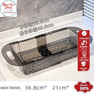 Kệ Giá Gác Bồn Rửa Chén Bát Đĩa Đa Năng Cực Tiện Lợi, Rổ Gác Bồn Rửa Chén Thu Gọn, Rổ Thu Gọn Thông Minh