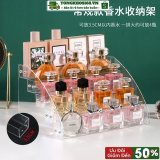 Kệ đựng mỹ phẩm để bàn nhựa trong suốt son môi tủ để đồ trang điểm, Kệ đựng son đồ nail siêu tiện lợi luôn ạ P.c