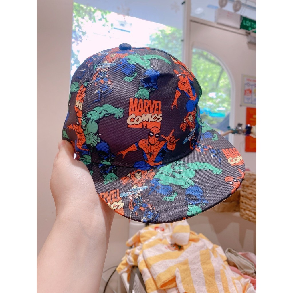 Mũ lưỡi trai HM đen Marvel Comics size 8-12y