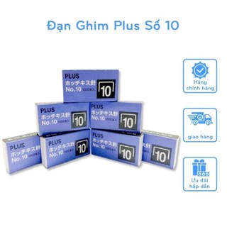 Kim ghim bấm giấy tờ hiệu plus số 10 no.10.