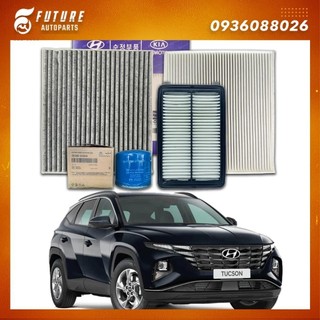 Lọc gió động cơ - Lọc điều hòa - Lọc dầu nhớt xe Tucson máy xăng