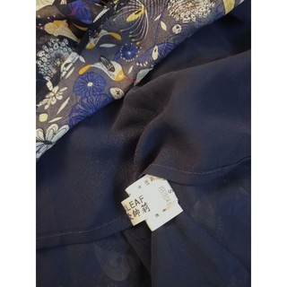 Đầm voan chiffon hoạ tiết