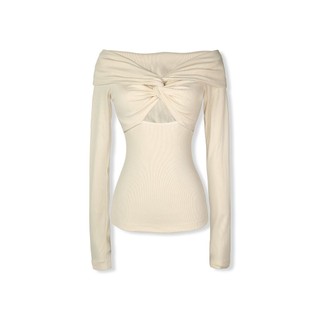 Áo Nữ Long Sleeves Pullover Solid, Chất Vải Thun Gân Thoải Mái, WKI023 , SOMEHOW
