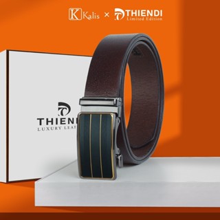 Thắt Lưng Nam Hàng Hiệu Cao Cấp Kalis x Thiendi BCOA2A3 Dây Nịt Nịch Thắt Lưng Nam Trung Niên Da Bò Thật Hàng Hiệu