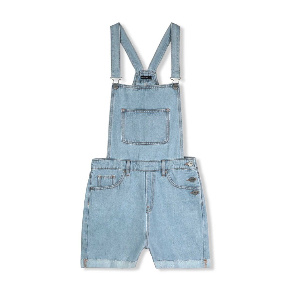  Quần Short Yếm Overall Denim  Chất Vải Jean Thoải Mái  WQS009 SOMEHOW 
