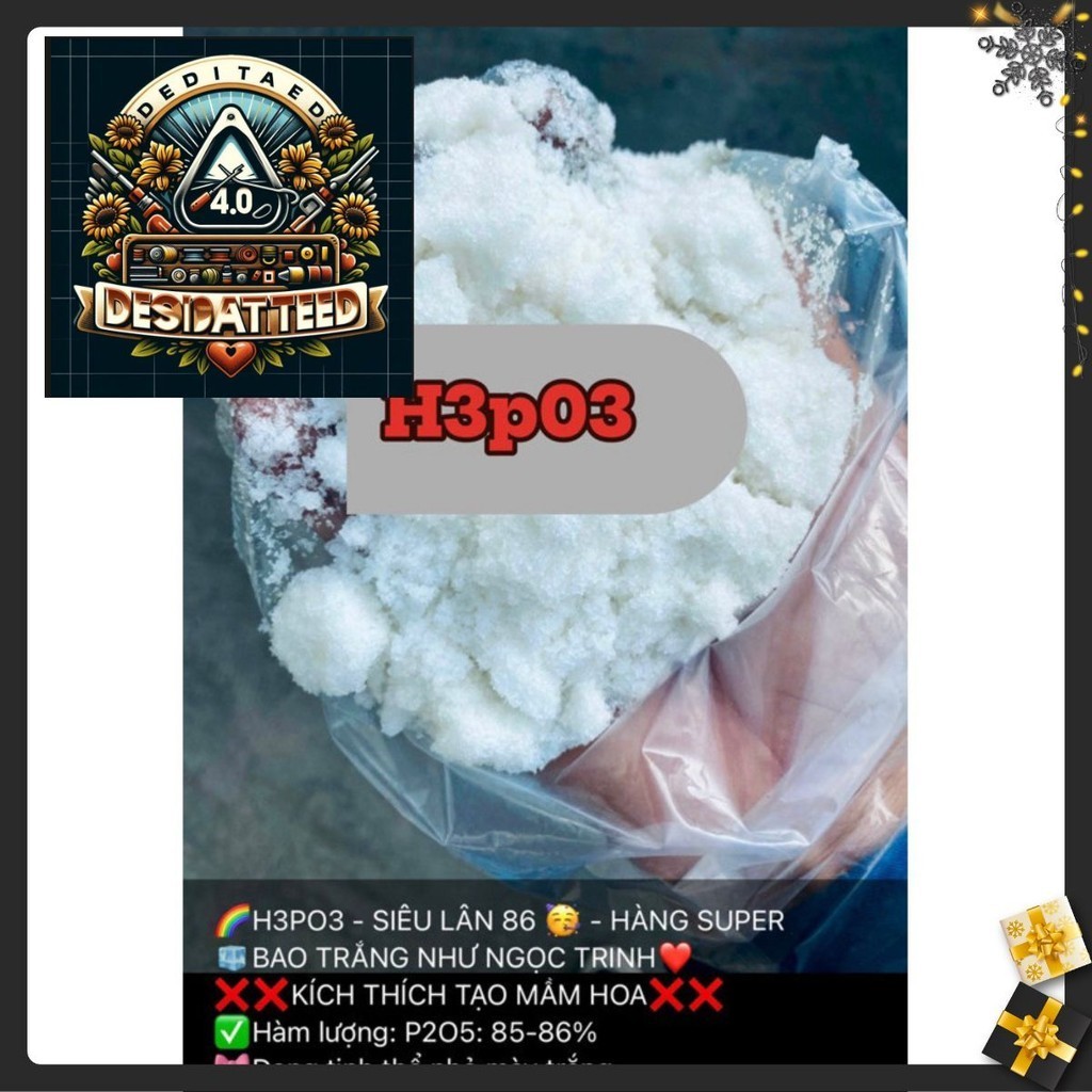 (Chuyên Dụng 4.0) [SALE 5kg)SIÊU LÂN 86-ACID PHOSPHOROUS (H3PO3) XỬ LÝ HOA NGHỊCH MÙA NHIỀU CÔNG DỤN