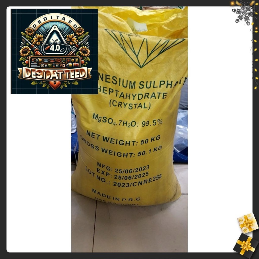 (Chuyên Dụng 4.0) bao 25kg muối epsom Mgs04.7h20 bổ sung magie cây trồng và nhiều ứng dụng