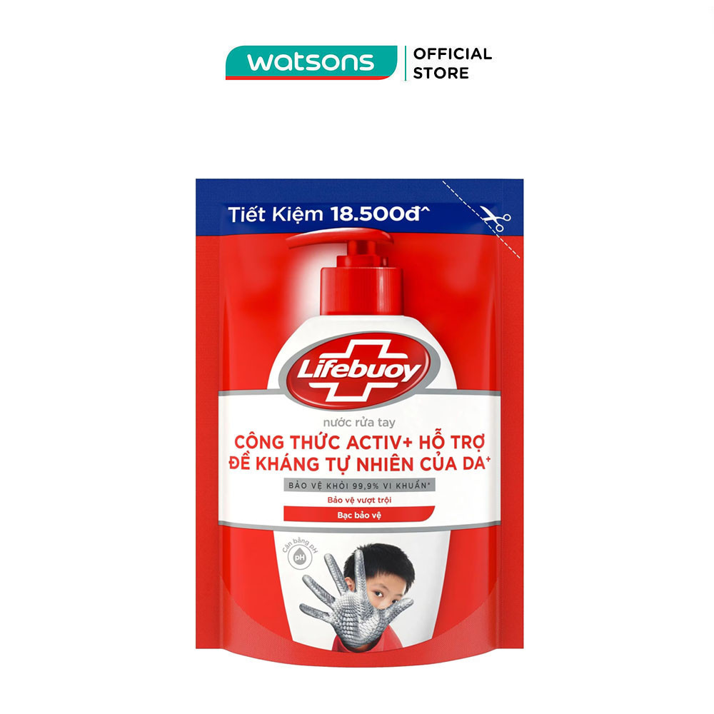 Nước Rửa Tay Lifebuoy Bảo Vệ Vượt Trội Túi 400g