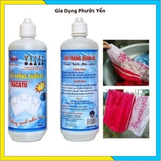 Tẩy Trắng Tẩy Mốc Quần Áo Tracatu 500ml Tẩy Mốc Kim, Vết Bẩn Cứng Đầu