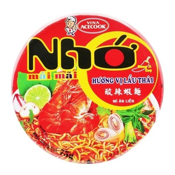 Mì bát Acecook Nhớ lẩu thái 75g