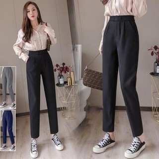 Quần Tây Nữ Baggy,Công Sở Lưng Cao 1 Nút Cực Chuẩn Đẹp Nha Các Nàng