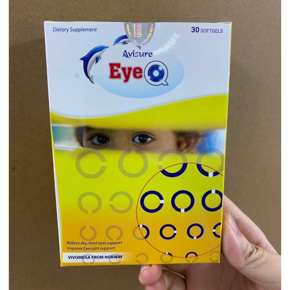 Bổ mắt Avisure EyeQ bổ sung DHA từ dầu cá Na Uy hộp 30 viên