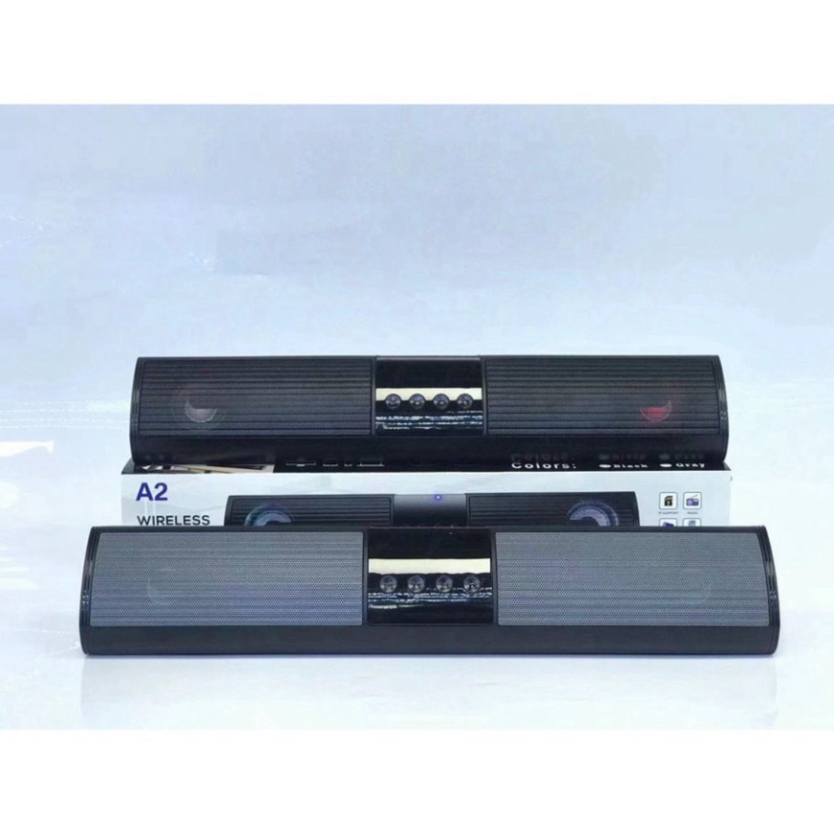 Loa bluetooth Speaker A2 kiểu dáng dài 2 loa kết hợp,loa không dây âm thanh bass căng hỗ trợ nhiều cổng thích hợp decor | BigBuy360 - bigbuy360.vn