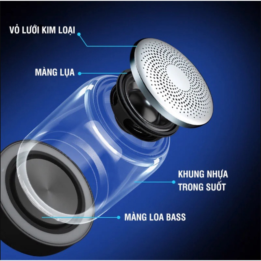 Loa Bluetooth L30- Âm Thanh Vòm 6D Supper BASS - Led Cảm Biến Theo Nhạc- Công Suất 10W- Có Khe Cắm Thẻ Nhớ | BigBuy360 - bigbuy360.vn