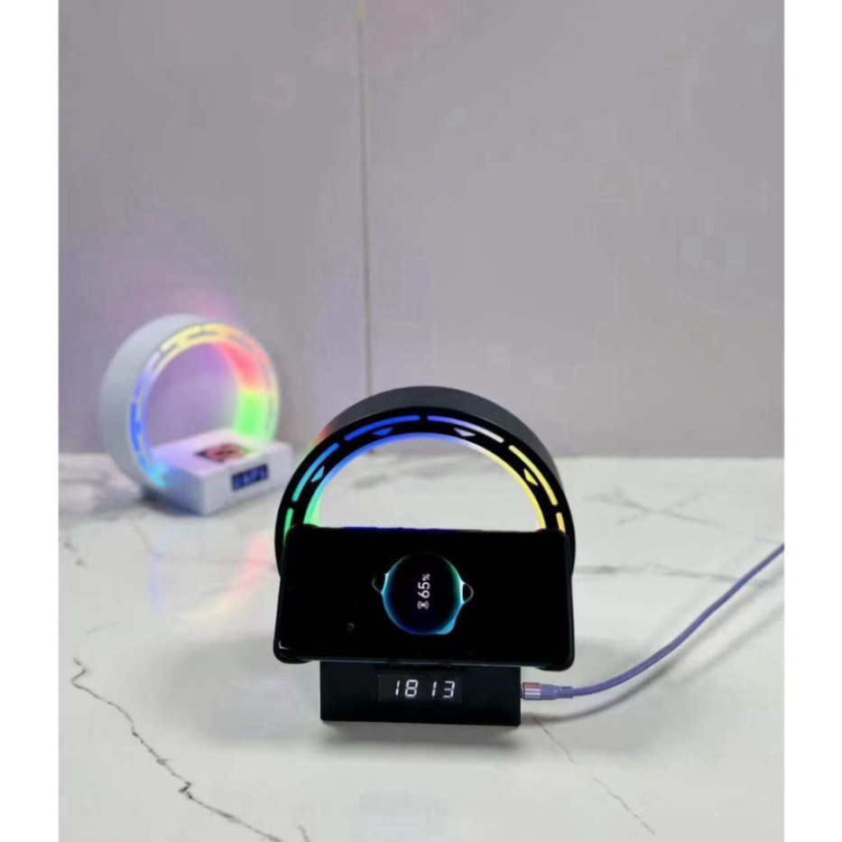 Loa Bluetooth L35, Loa Đế Sạc Không Dây, Đồng Hồ Điện Tử, Dải LED RGB, Gắn USB, Thẻ Nhớ HOT HOT HOT | BigBuy360 - bigbuy360.vn