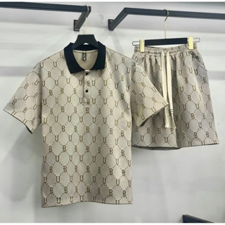  Bộ quần áo nam BU chất vải cotton chéo cao cấp thoáng mát set bộ nam mùa hè 2024 