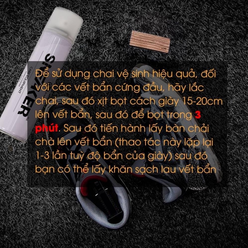 Bình Xịt Vệ Sinh Giày, Bình Xịt Bọt Tuyết Giặt Khô Giày, Dung Dịch Vệ Sinh Giày Dép Sneaker Cao Cấp