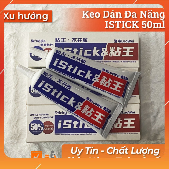 Keo Dán Đa Năng ISTICK (keo đen, keo trong) Chính Hãng dùng cho kỹ thuật sửa chữa điện thoại