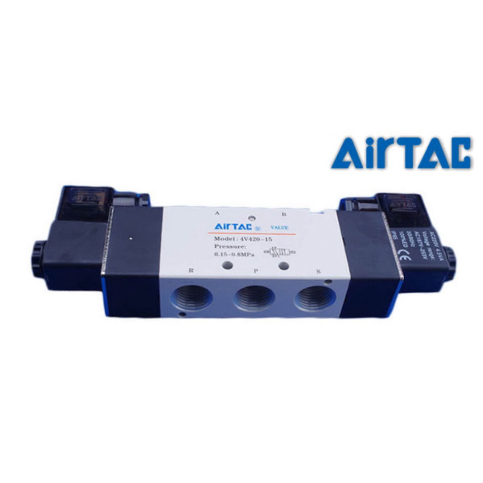 999 Van điện từ khí nén 4V420-15 hiệu AIRTAC loại tốt
