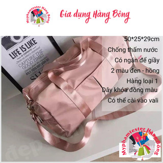 Túi du lịch nam - nữ size to, xách hoặc đeo chéo, chống thấm, có ngăn để giầy
