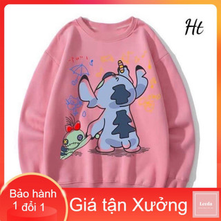 Áo nỉ cổ tròn Stit kéo bạn HT11 , áo thun nữ, á thun nam nữ, sét bộ mặc ở nhà, áo mùa đông, áo len nữ -DT