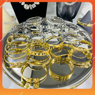Lắc tay titan japan vòng tay đính đá cao cấp sang chảnh Trang_Nemo_Shop