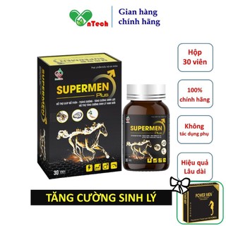Tăng cường sinh lý Best Life SUPER MEN plus bổ thận tráng dương cải thiện tình trạng xuất tinh sớm rối loạn cương dương