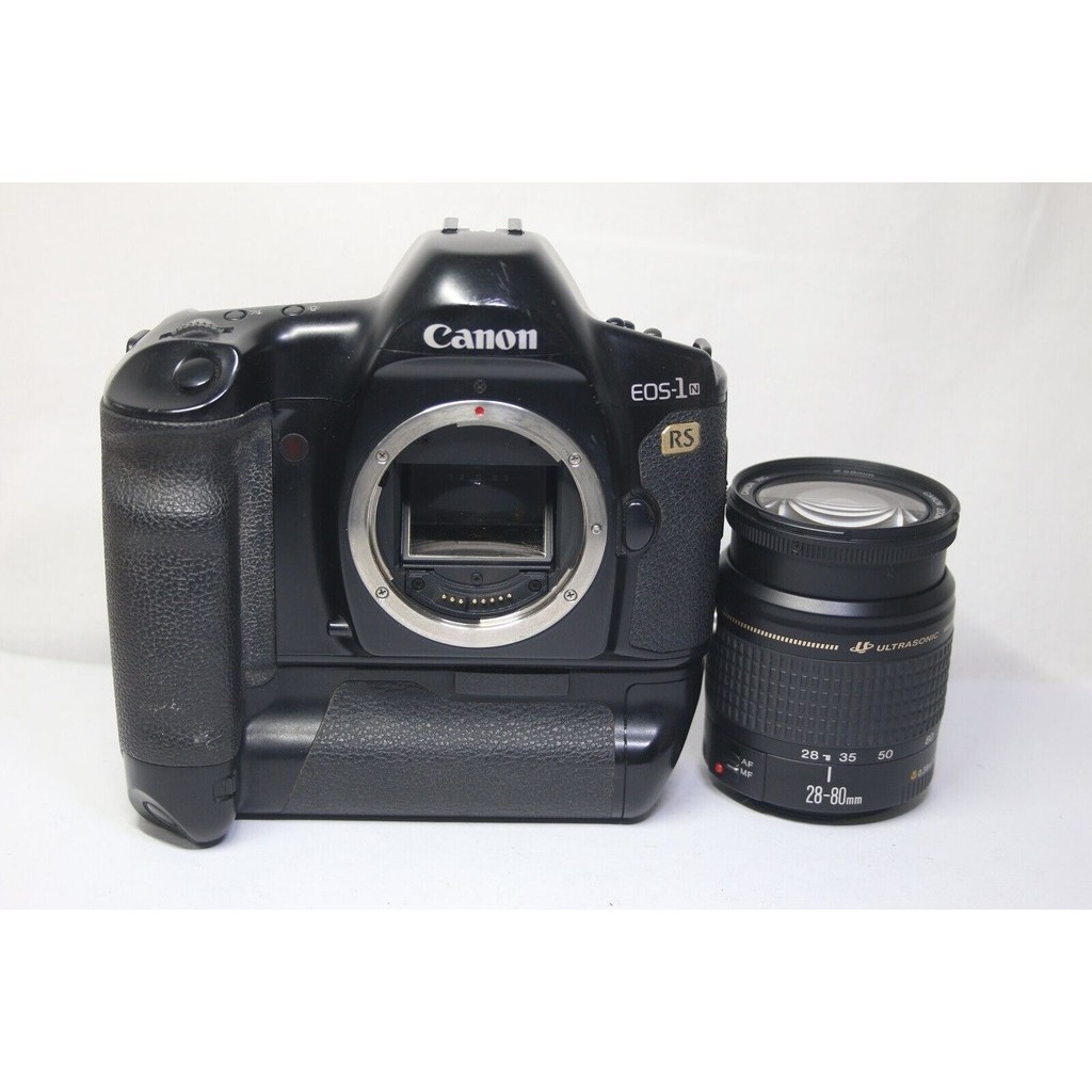 Canon EOS-1N RS 35mm SLR Film Camera + EF 28-80mm F/3.5-5.6 IV USM Zoom Lens
