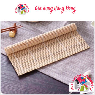 Mành tre cuốn sushi kimbab mành tre trải bàn mành decor