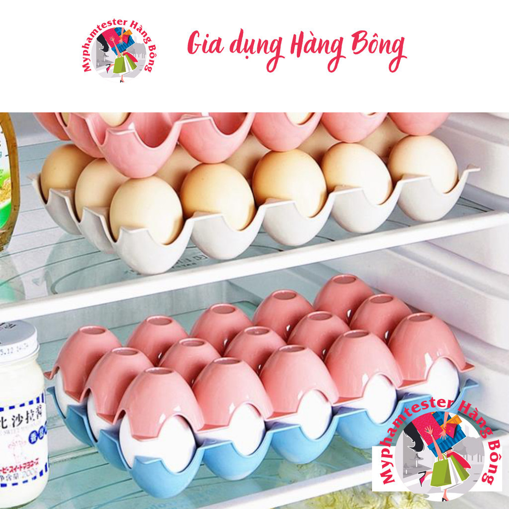 (SIÊU RẺ) Khay đựng trứng 15 ô