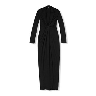 Đầm nữ dài open chest long sleeves, chất vải thun gân thoải mái, wdd048, somehow