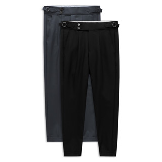 Quần Tây Nam Formal Side Tab 2B, Chất Liệu Vải Cotton Thoải Mái, QT0011, SOMEHOW