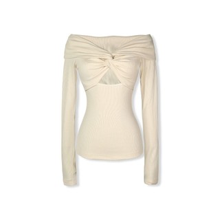 Áo Nữ Long Sleeves Pullover Solid, Chất Vải Thun Gân Thoải Mái, WKI023, SOMEHOW