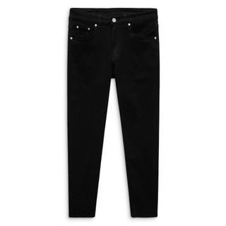 Quần jean nam skinny lettering black, chất vải jean cotton, qj0030, somehow