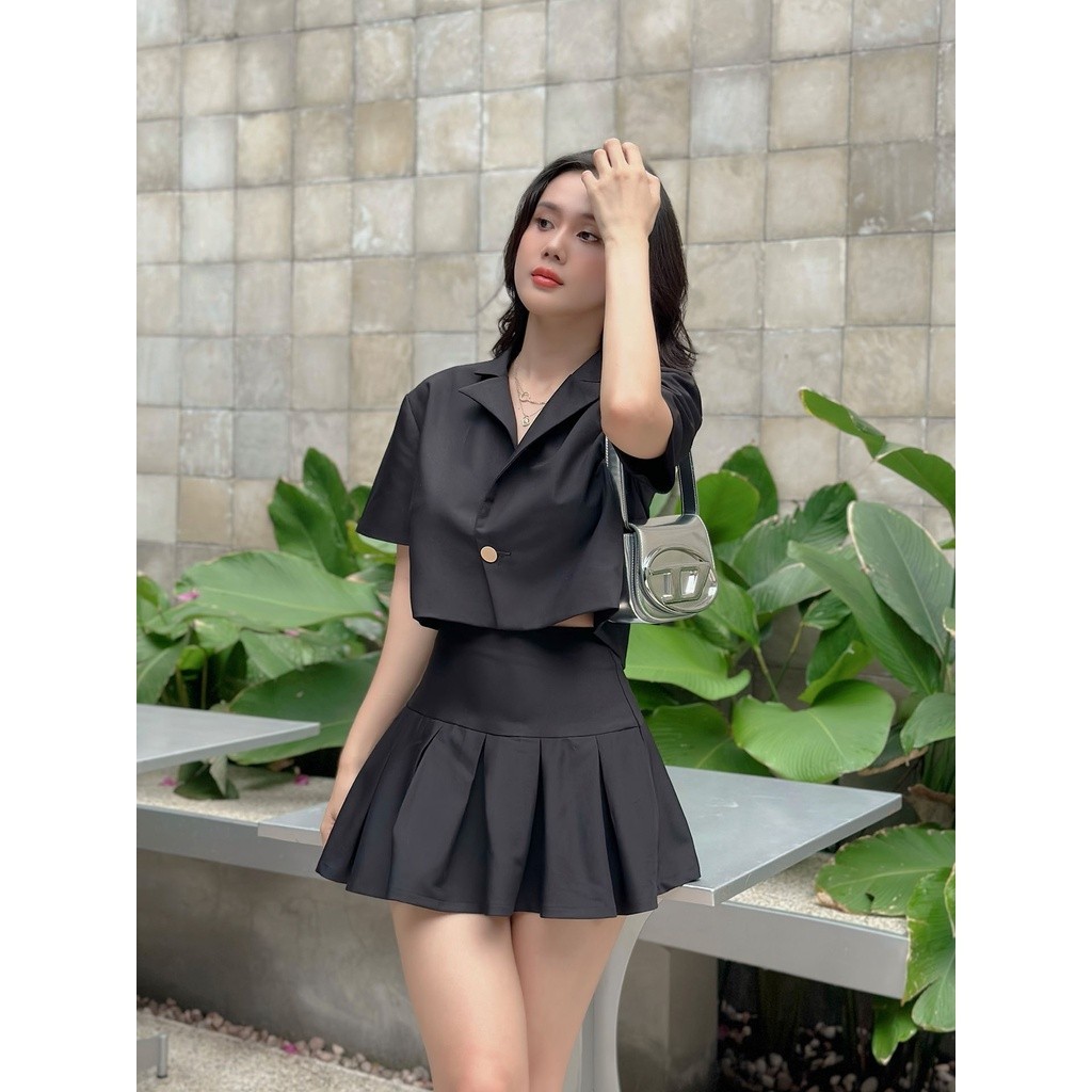 Set Nữ Inverted Triangel Back, Chất Vải Thoải Mái, WSB011, SOMEHOW