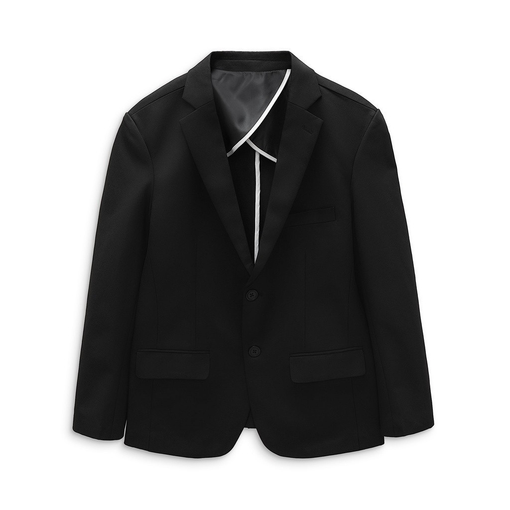 Áo Blazer Nam Casual Black Gray , Chất Vải Cotton 2 Chiều Thoải Mái , BL000013 , SOMEHOW