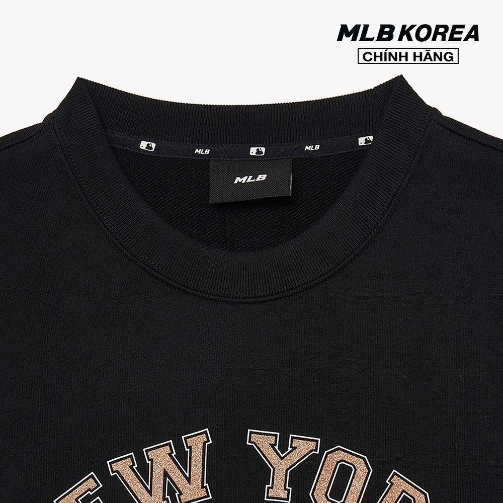 MLB - Áo sweatshirt unisex cổ tròn tay dài bo gấu thời trang 3AMTV1034-50BKS