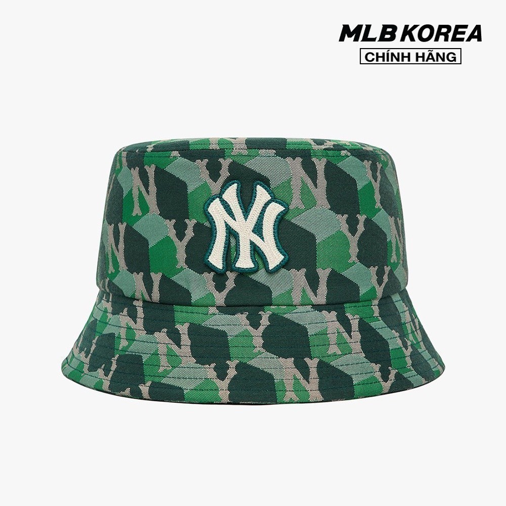 MLB - Nón bucket thời trang Cube Monogram 3AHTM212N-50GND