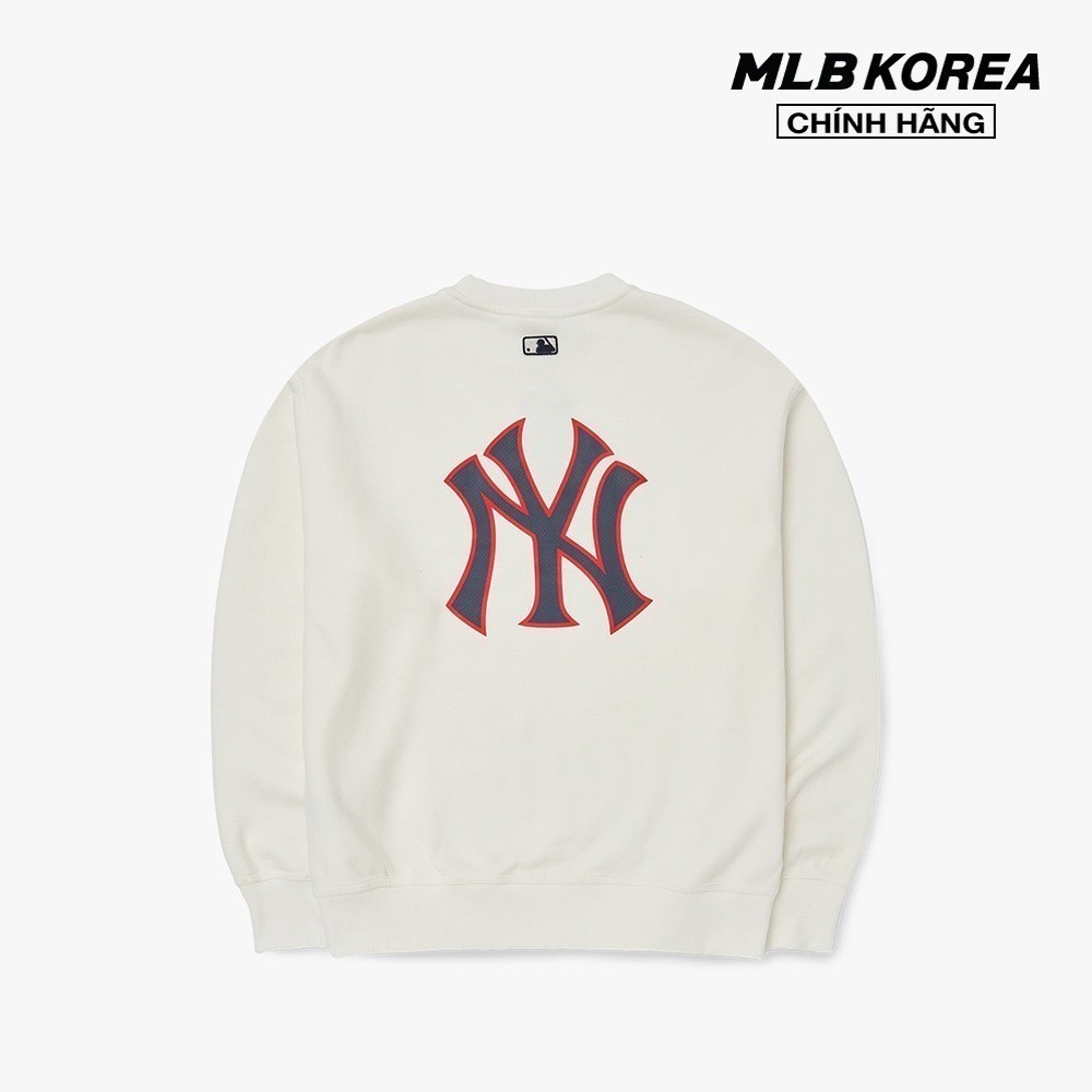 MLB - Áo sweatshirt phom suông Basic Big Logo Brushed Overfit 3AMTB0626-50IVS